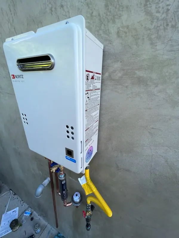 Tankless water heater installation for Pleasanton homes